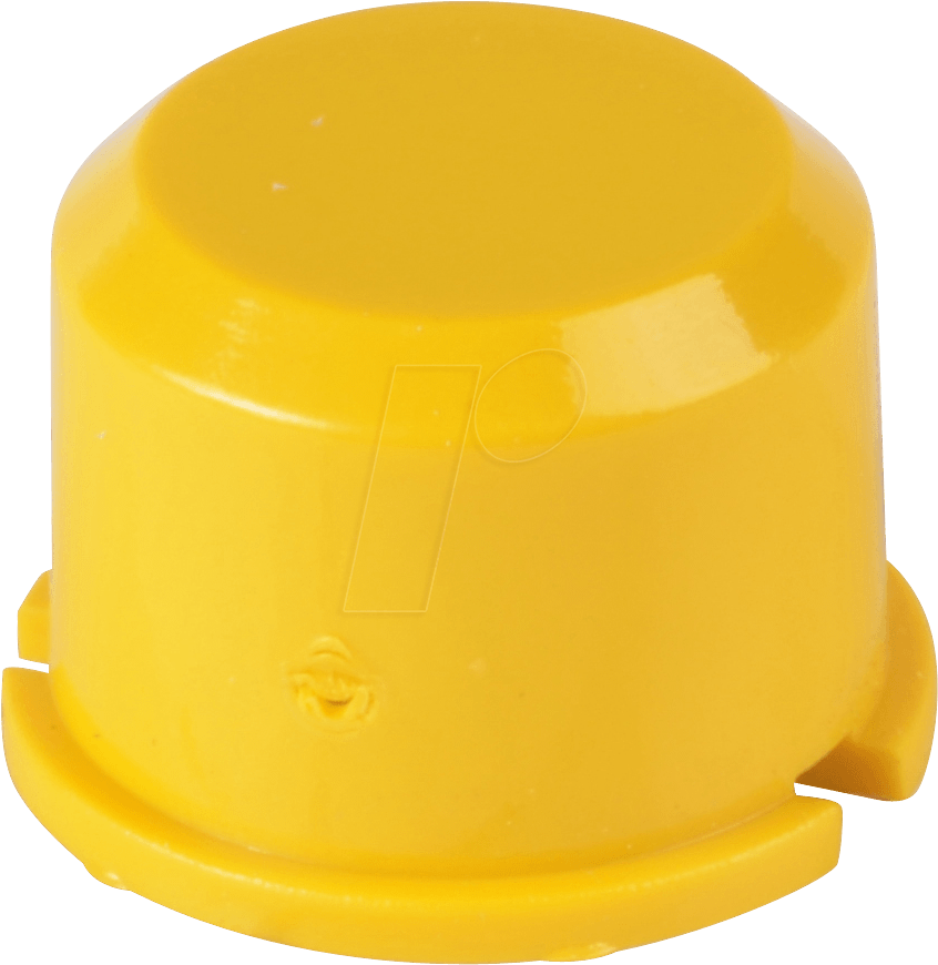 Round Yellow Cap For Button 3f Mec Switches 1d04 - Hard Hat Clipart (846x870), Png Download