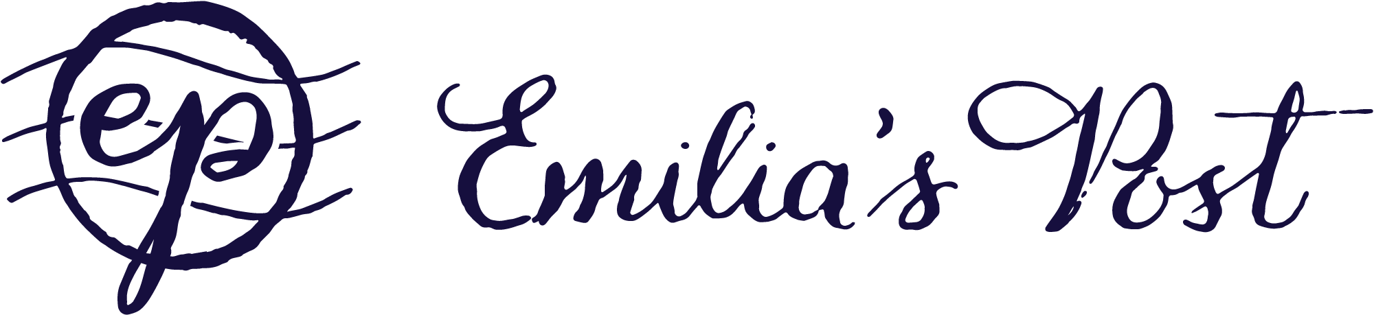 Emilia's Post - Calligraphy Clipart (2000x459), Png Download