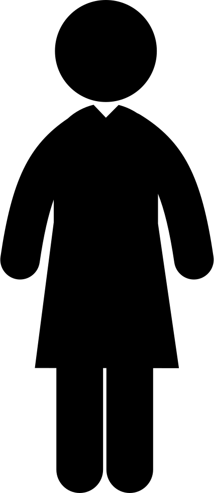 Man Silhouette Comments - Man In Tie Icon Clipart (426x980), Png Download