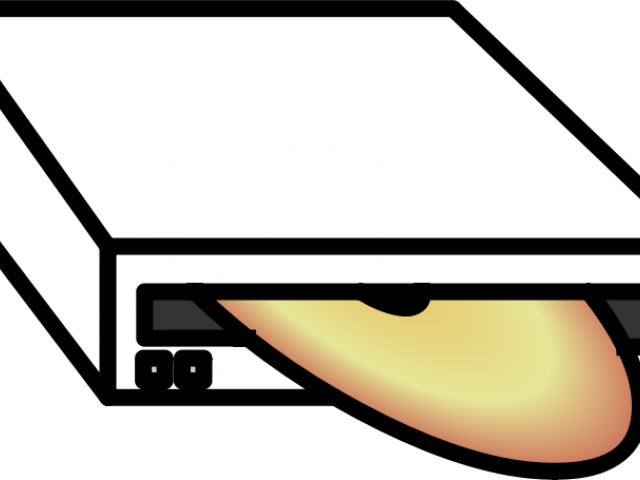 Dvd Clipart Transparent - Cd Dvd Drive Clipart - Png Download (640x480), Png Download