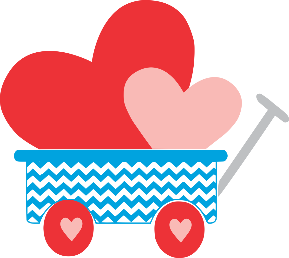 Fabric Christmas Gift Bags Clipart (1200x1069), Png Download