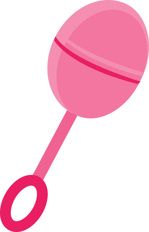 Pink Baby Girl Child Pregnancy Cute Female Clipart (462x720), Png Download