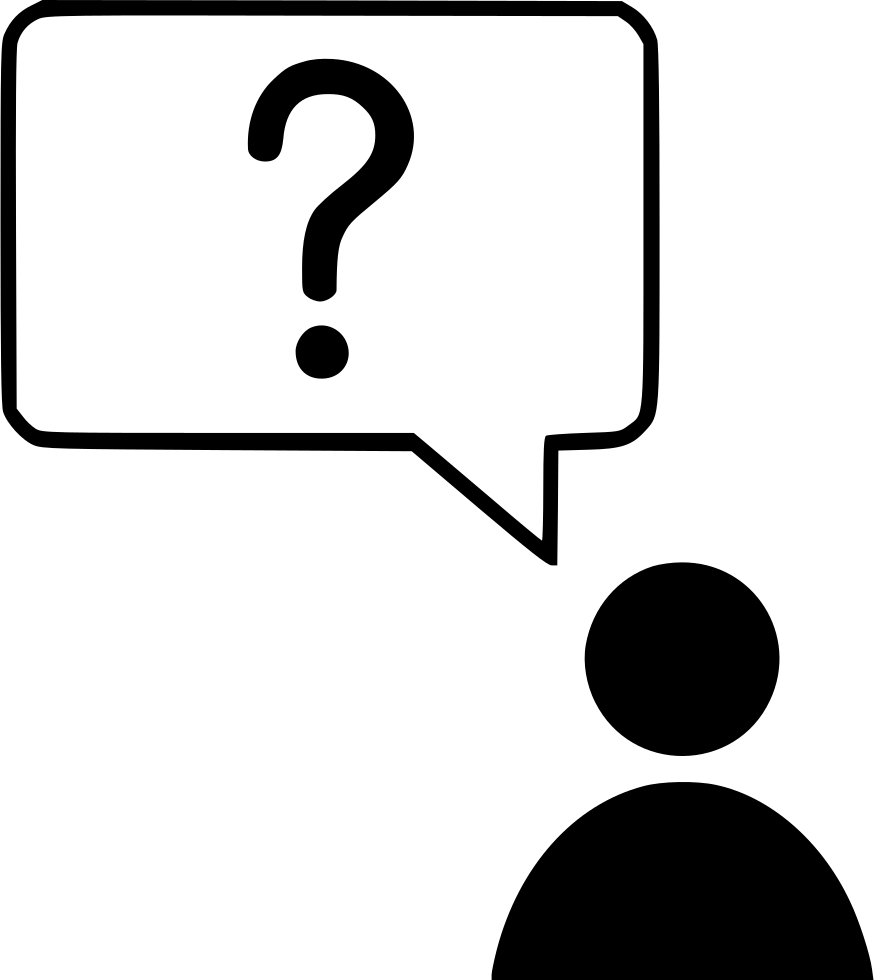 Question Mark Png Person - Person Question Icon Clipart (874x980), Png Download