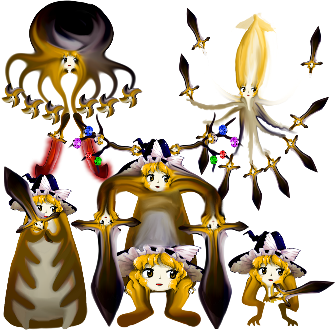 Crowd Of Marisa - Cartoon Clipart (1150x1100), Png Download