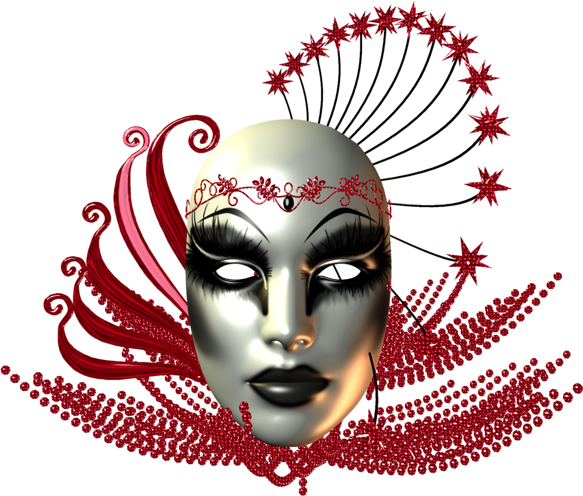 Carnival ~ Mardi Gras Mardi Gras, Halloween Face Makeup, - Mask Clipart (1280x1120), Png Download