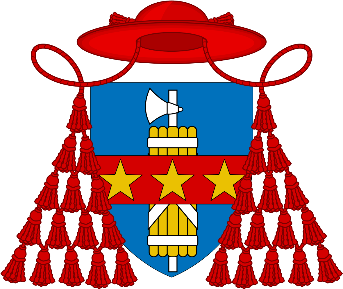 Coat Of Arms Of Cardinal Mazarin - Cardinal Coat Of Arms Clipart (1213x1028), Png Download