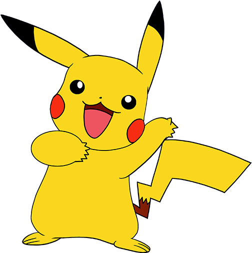 Pikachu Clipart Easy - รูป การ์ตูน โปเก ม่อน - Png Download (678x600), Png Download