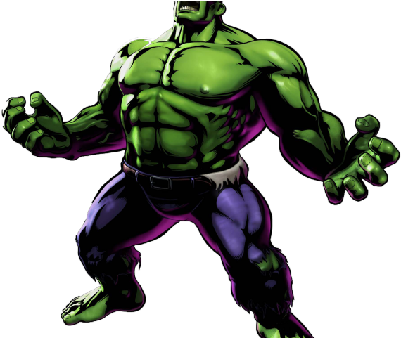 Hulk Clipart Transparent Background - Marvel Vs Capcom 3 The Hulk - Png Download (640x480), Png Download