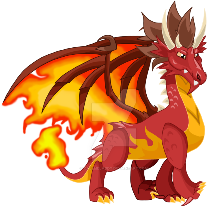 Breathing Fire Png - Fire Breathing Dragon Drawing Clipart (717x713), Png Download