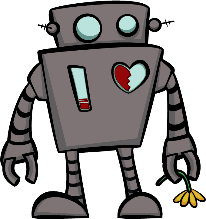 Robot By Eramdesign - Cartoon Clipart (855x852), Png Download