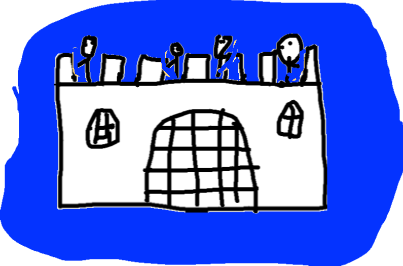 How To Draw A Fort Tynker Clipart (795x525), Png Download