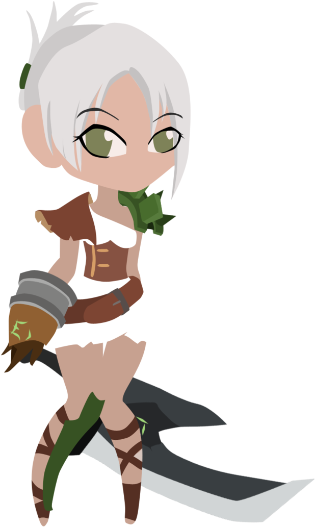 Alone Clipart Exile - Gif De Riven Png Transparent Png (720x1109), Png Download