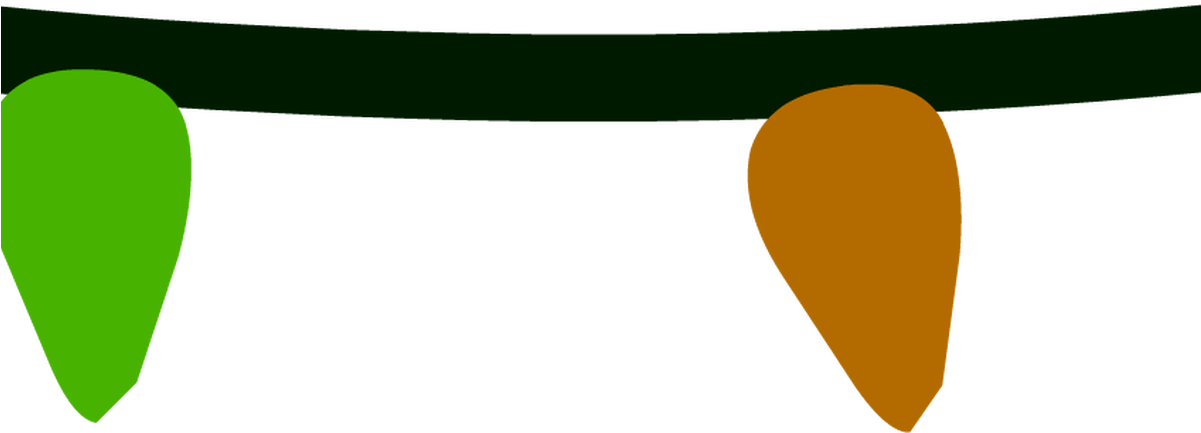 Christmas Lights Png Cartoon Clipart (1200x715), Png Download