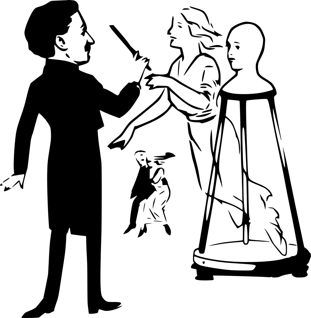 Download Png - Magic Show Logo Black & White Png Clipart (1004x1024), Png Download