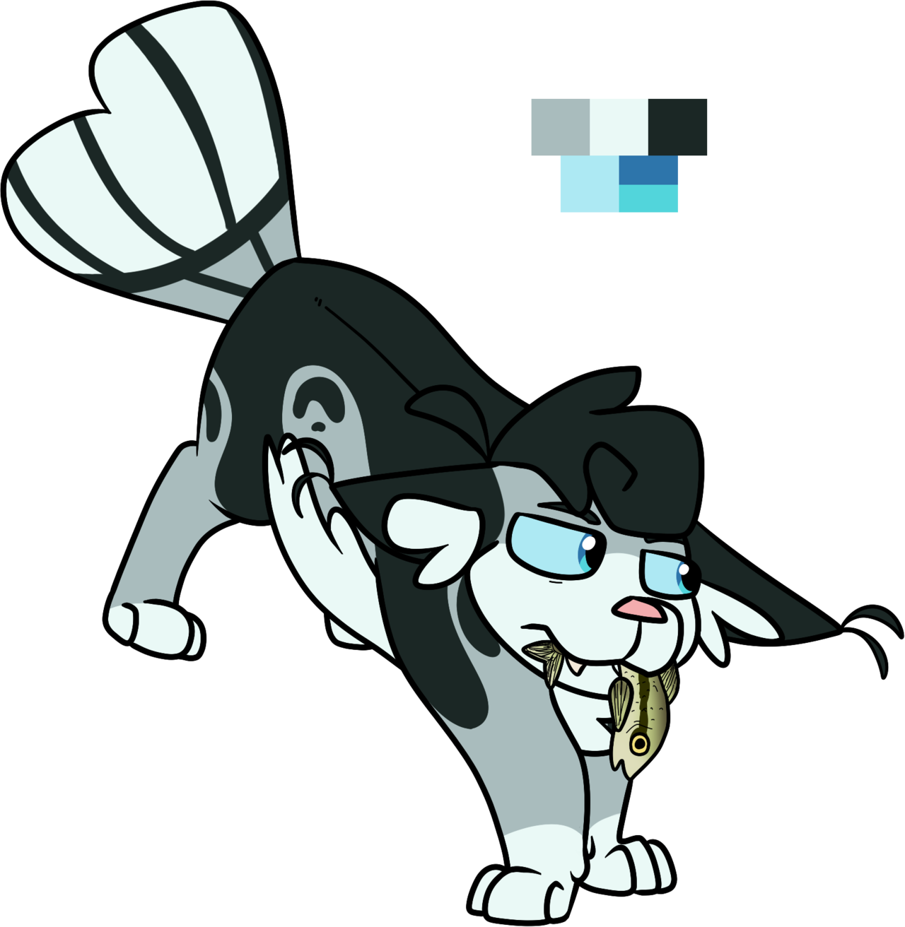 Minnowkit > Minnowpaw > Minnowfin > Minnowstar The - Cartoon Clipart (1280x1312), Png Download