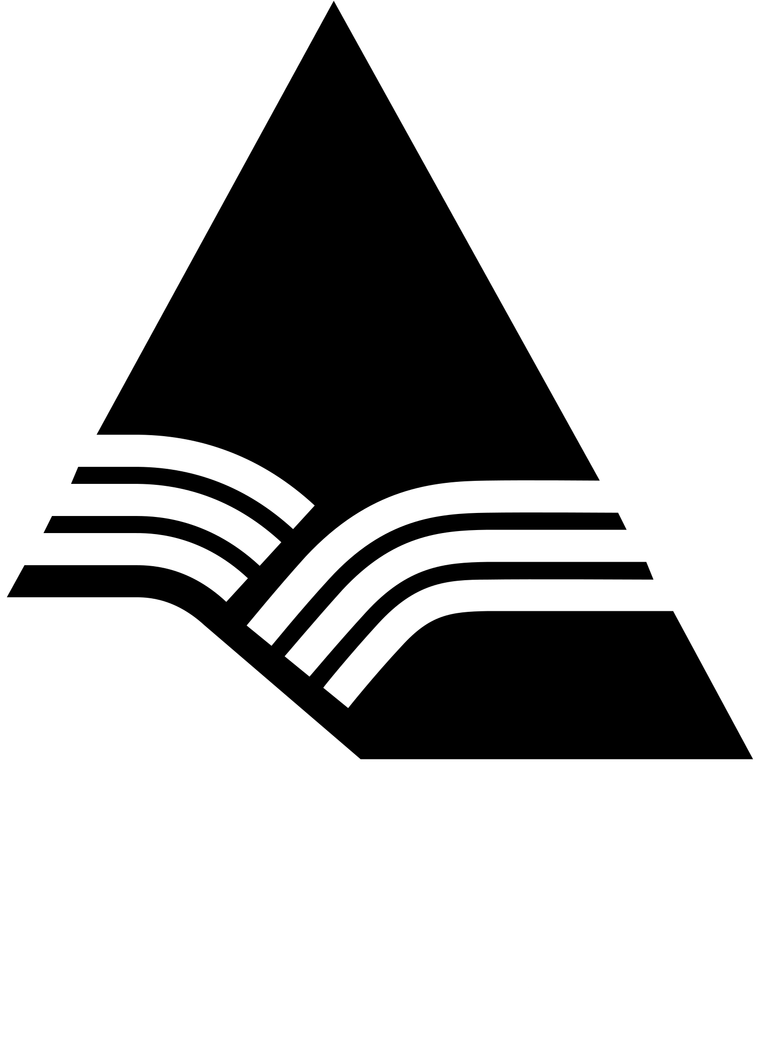 Natural Resources Logo Black And White - Triangle Clipart (2400x2400), Png Download