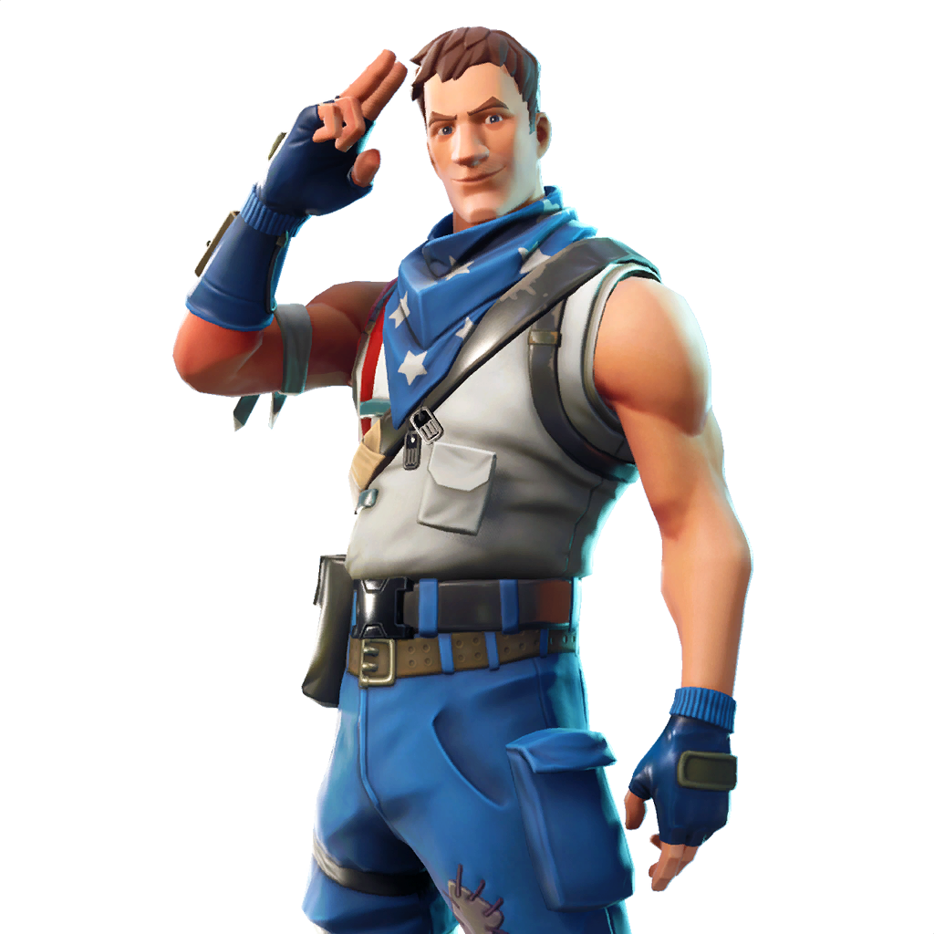 Fortnite Star Spangled Trooper Clipart (1024x1024), Png Download