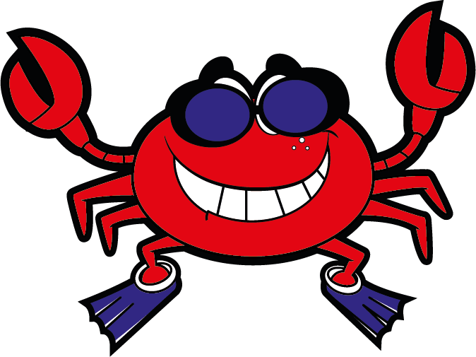 Supercrab Swimming Academy - Cancer Clipart (674x505), Png Download