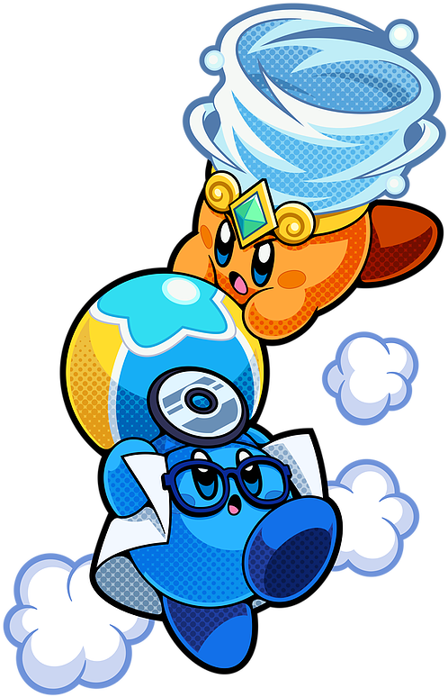 Kirby Tornado Doctor - Kirby Battle Royale Characters Clipart (579x851), Png Download