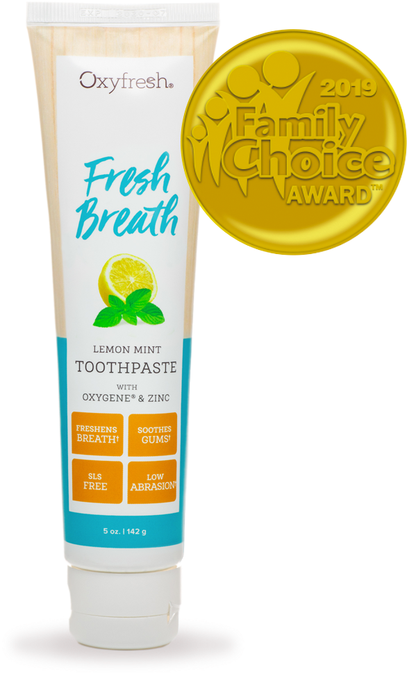 Maximum Fresh Breath Lemon Mint Toothpaste - Toothpaste Clipart (586x971), Png Download