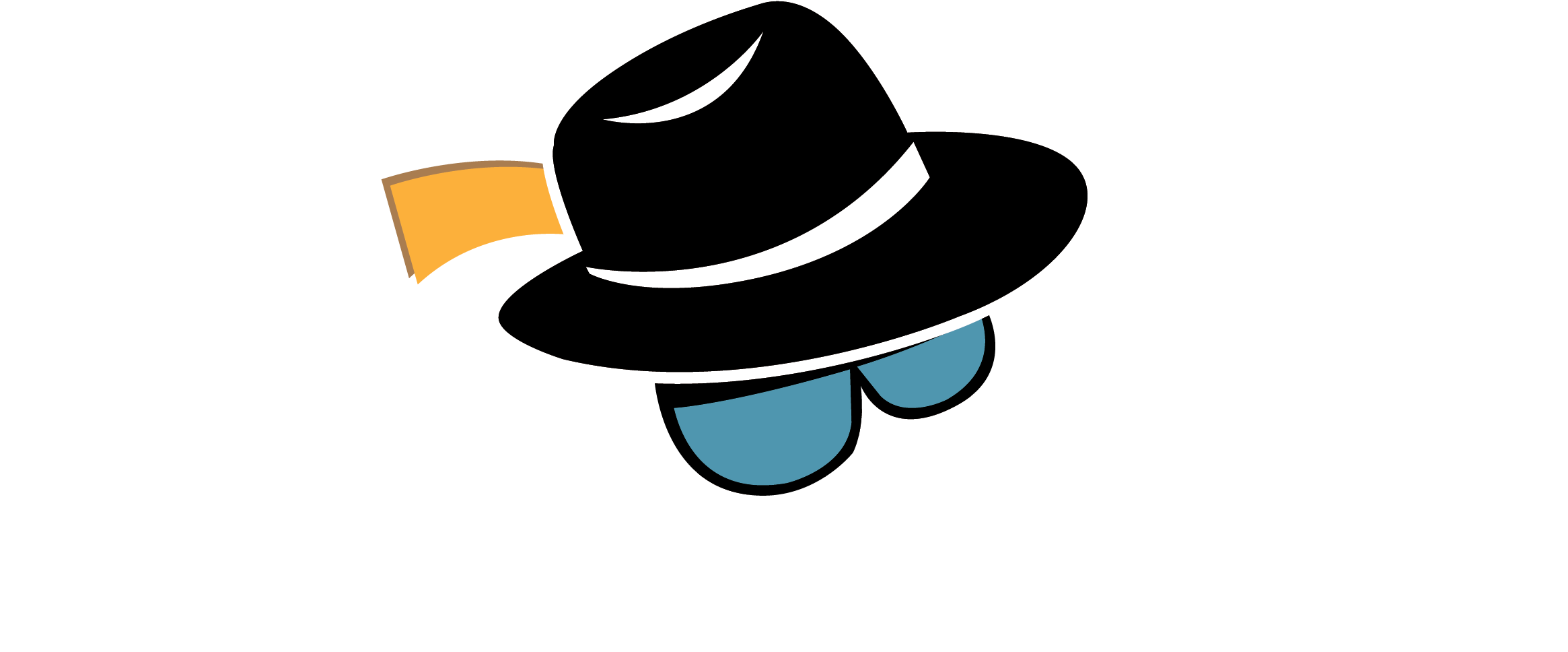 Refactory Logo - White Clipart (2362x1004), Png Download