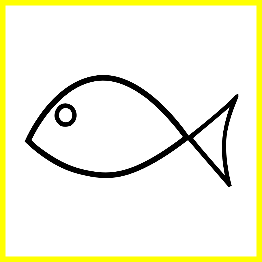 Koi Fish Clipart Scale Clipart - Easy Fish Drawing - Png Download (908x908), Png Download