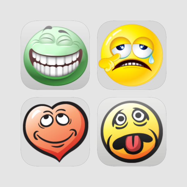 Emoji Stickers Set On The App Store - Smiley Clipart (600x600), Png Download