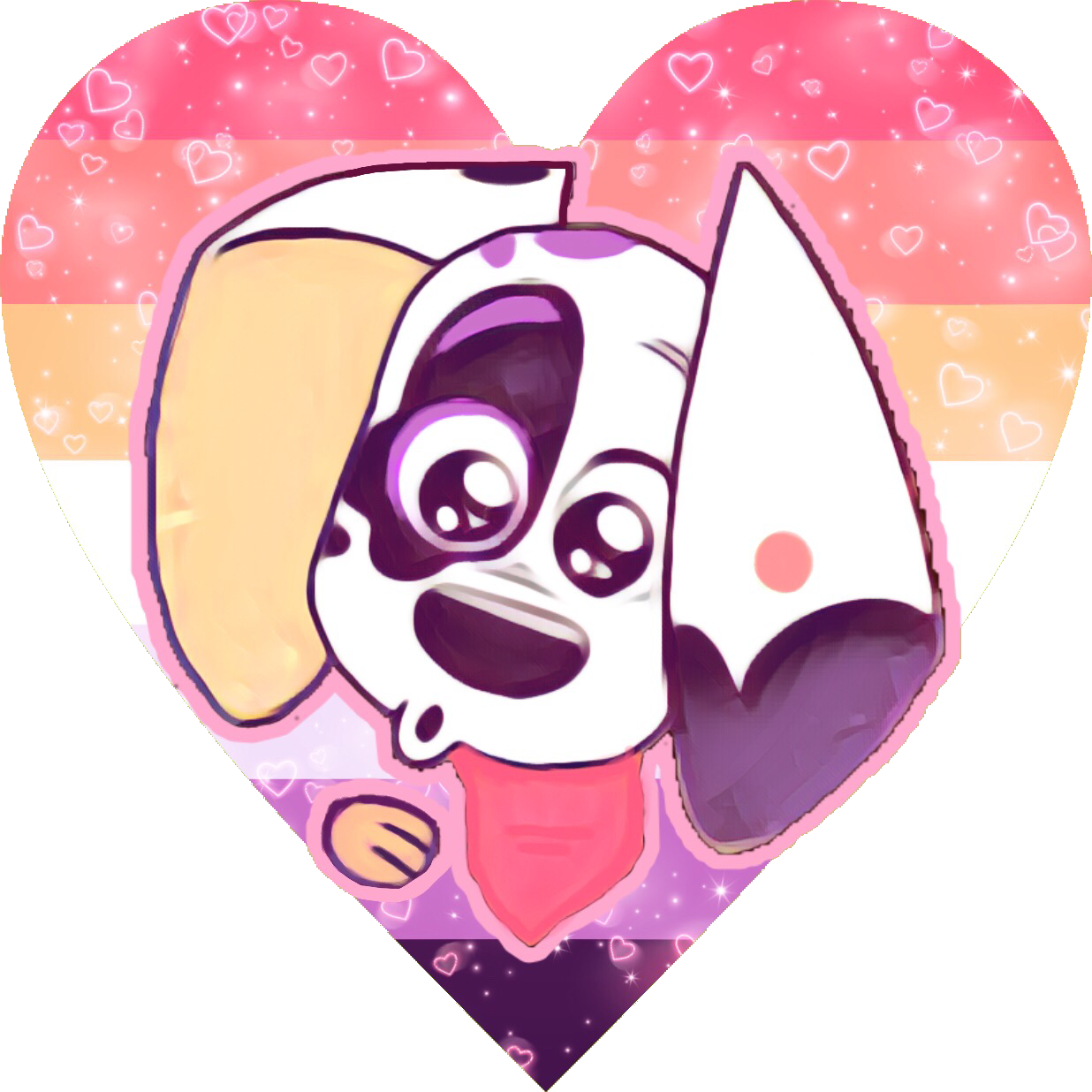 Redone Lesbian Da Vinci Dalmation Icons - Cartoon Clipart (1236x1236), Png Download