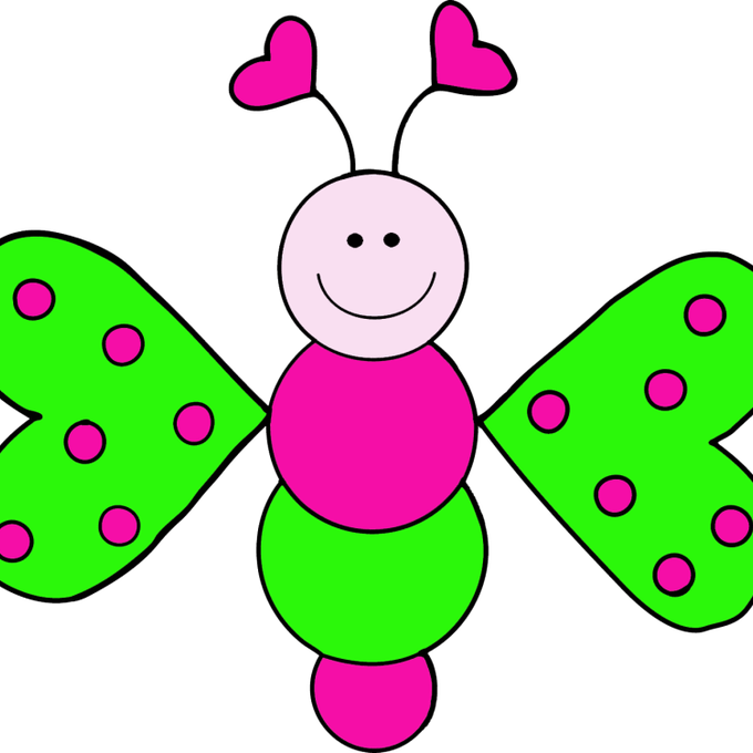 Butterfly Clipart Clipartioncom - Cutebutterfly Clip Art - Png Download (680x680), Png Download
