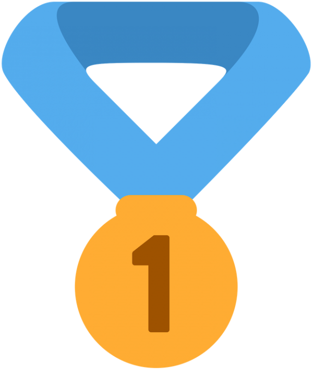 Diseño Sin Título - Médaille Emoji Clipart (768x768), Png Download