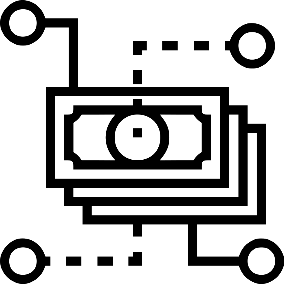 Png File Svg - Money Flow Icon Png Clipart (981x982), Png Download