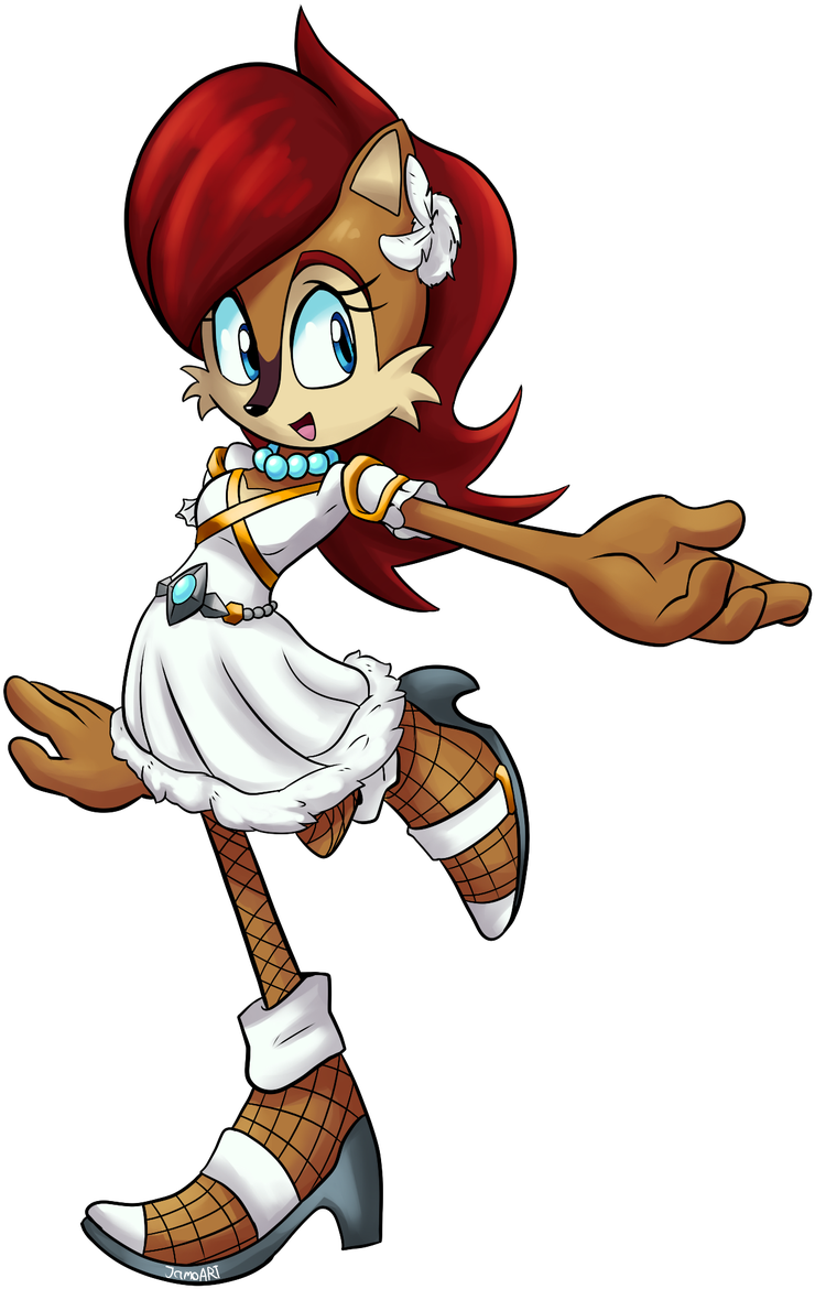 Sally Acorn Princess Fanart Clipart (809x1200), Png Download