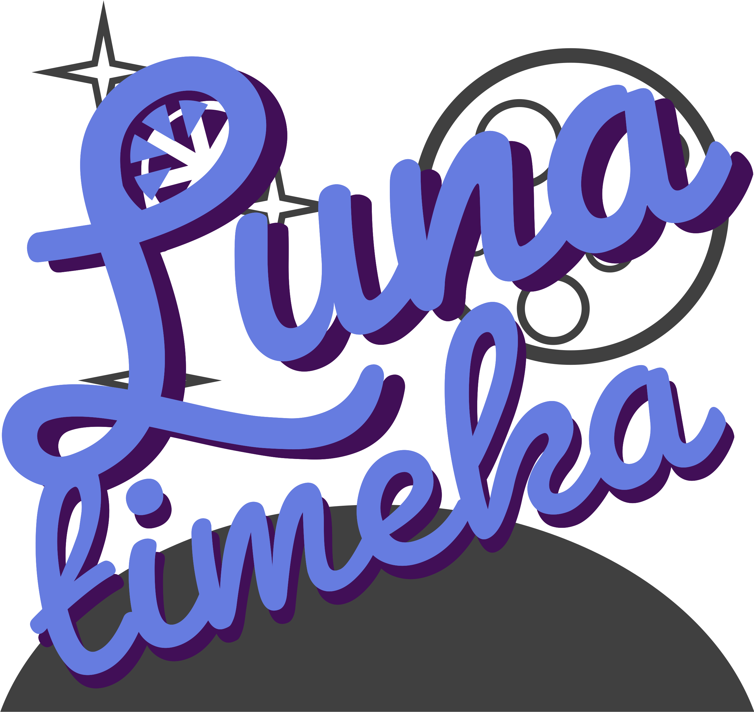 Lunatimeka - Calligraphy Clipart (2560x2560), Png Download