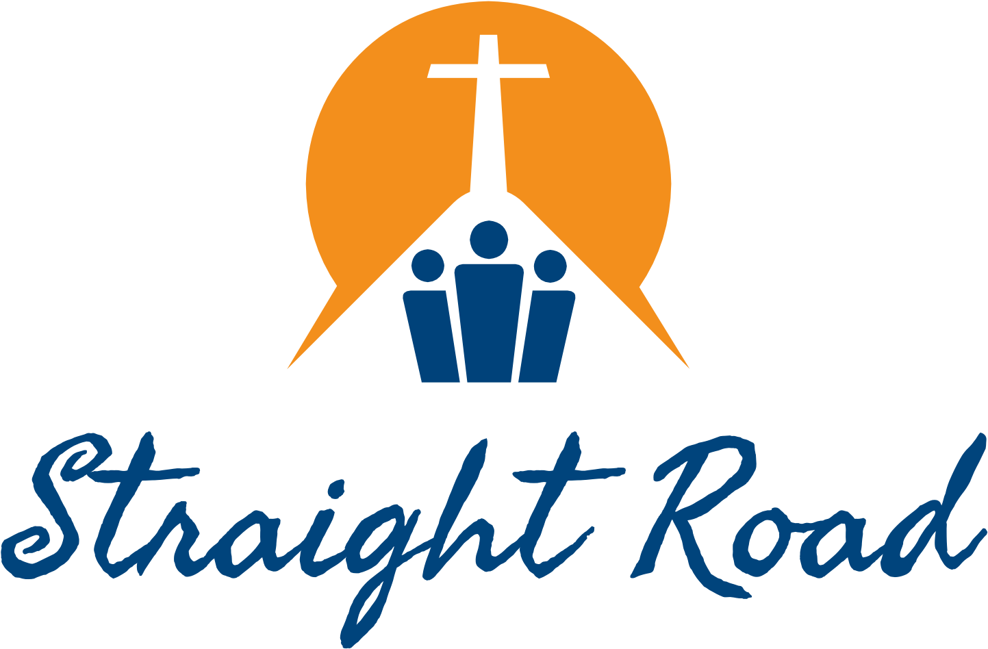 Straight Road - Cross Clipart (2667x1067), Png Download