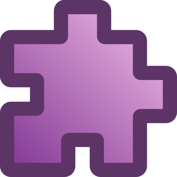 This Free Clip Arts Design Of Purple Puzzle Piece Png - Pedaço De Quebra Cabeça Transparent Png (600x600), Png Download