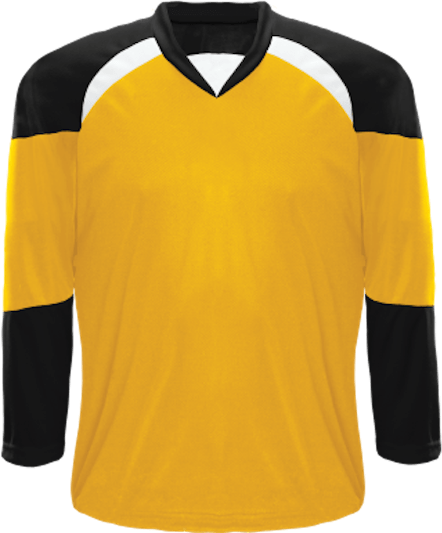 Economical Team Jersey - Hockey Practice Jersey Gold Clipart (639x771), Png Download
