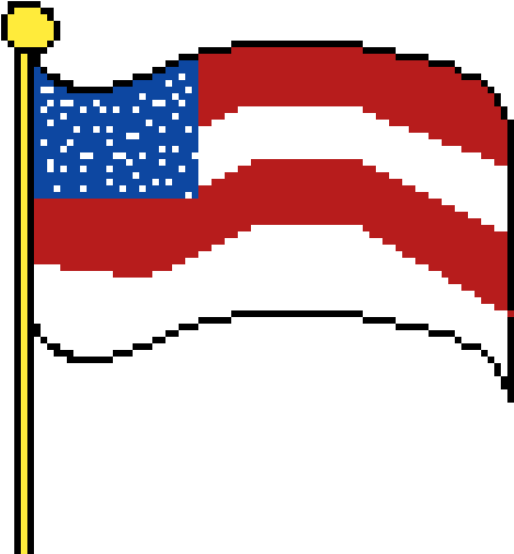 The American Flag - Depression Flag Clipart (600x600), Png Download