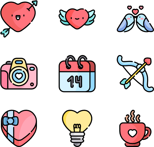 Valentine's Day Clipart (600x564), Png Download