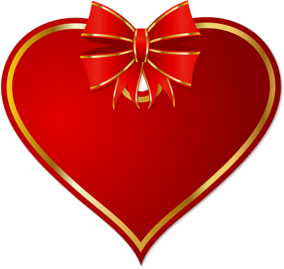 Coeur Noel Clipart (580x550), Png Download