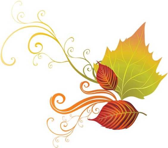 Transparent Fall Leaves Clipart - Png Download (600x563), Png Download