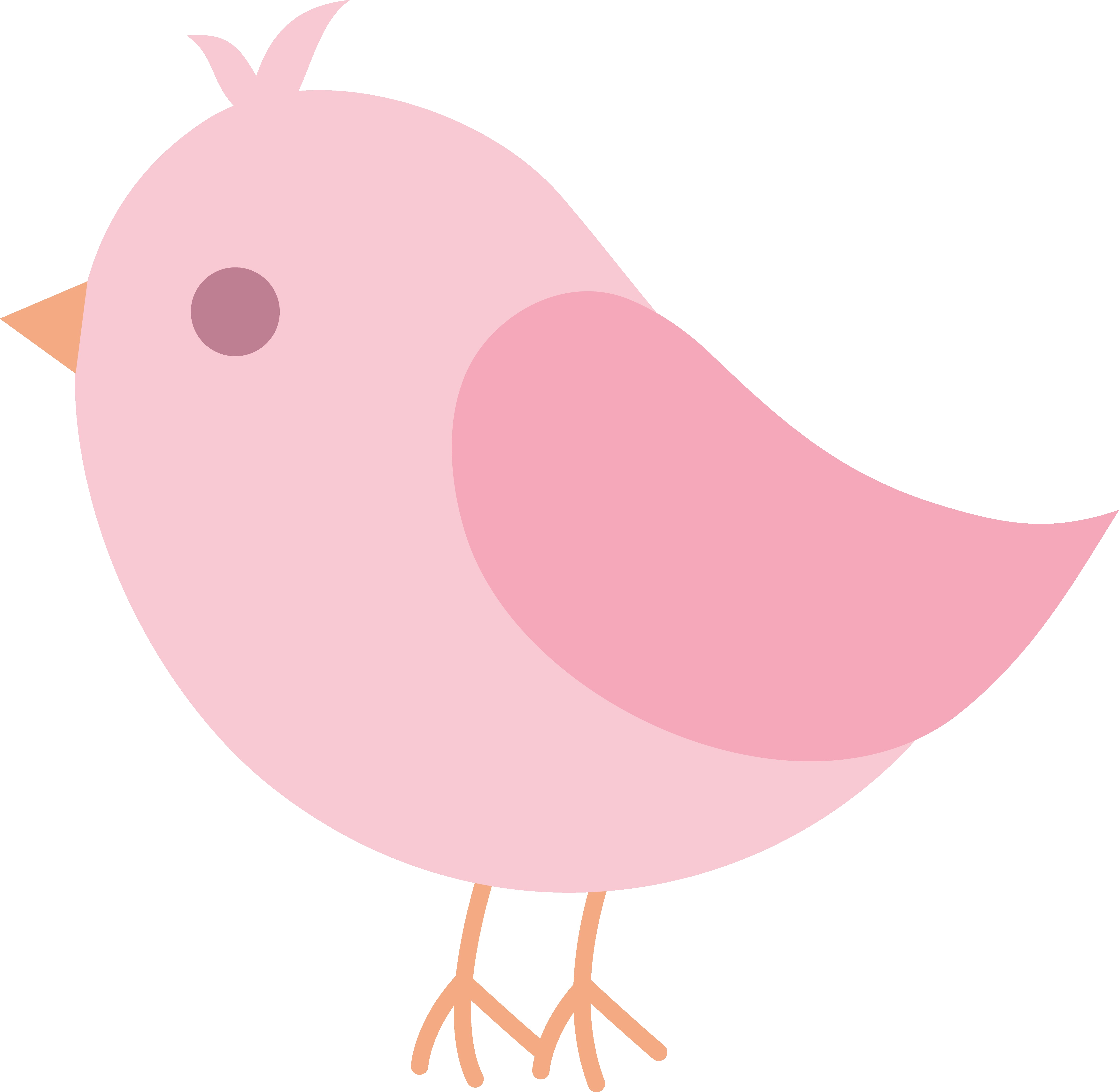 Within Clip Art Birds - Cute Clipart Bird - Png Download (4621x4511), Png Download