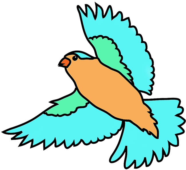Bird Clip Art Bird Images Clipartcow - Clipart Bird Flying - Png Download (650x594), Png Download