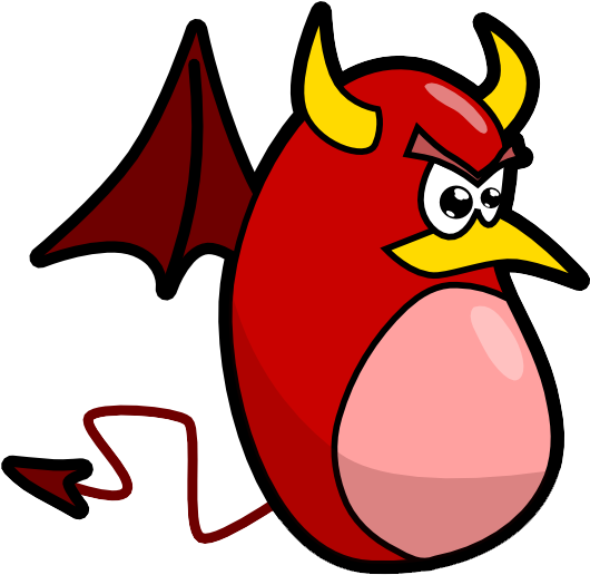 Bird - Cartoon Clipart (534x594), Png Download