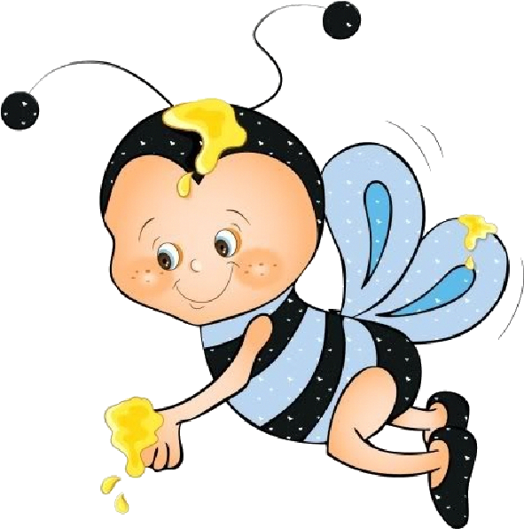 Abejitas Tiernas Clipart (600x600), Png Download
