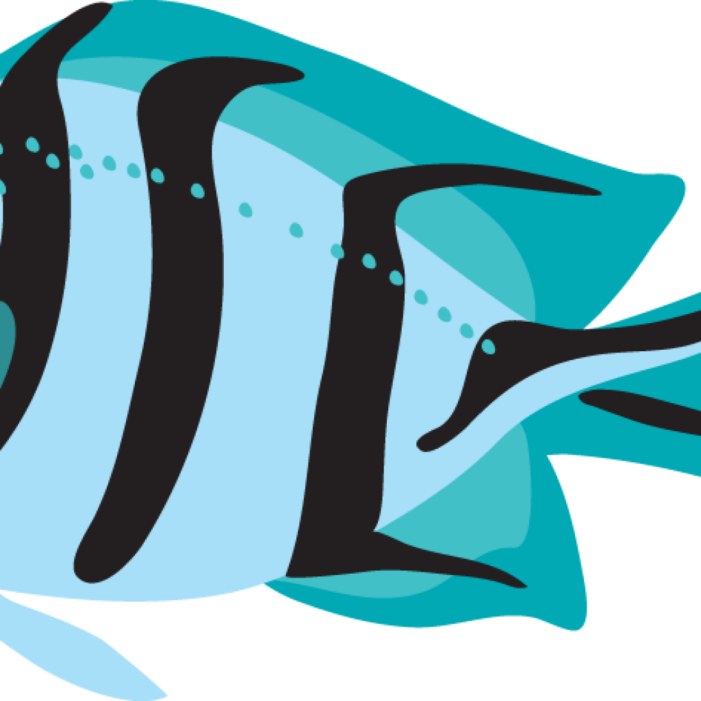 Fish Kissing Clipart Clip Royalty Free Download Ocean - Tropical Fish Clipart Png Transparent Png (1024x1024), Png Download