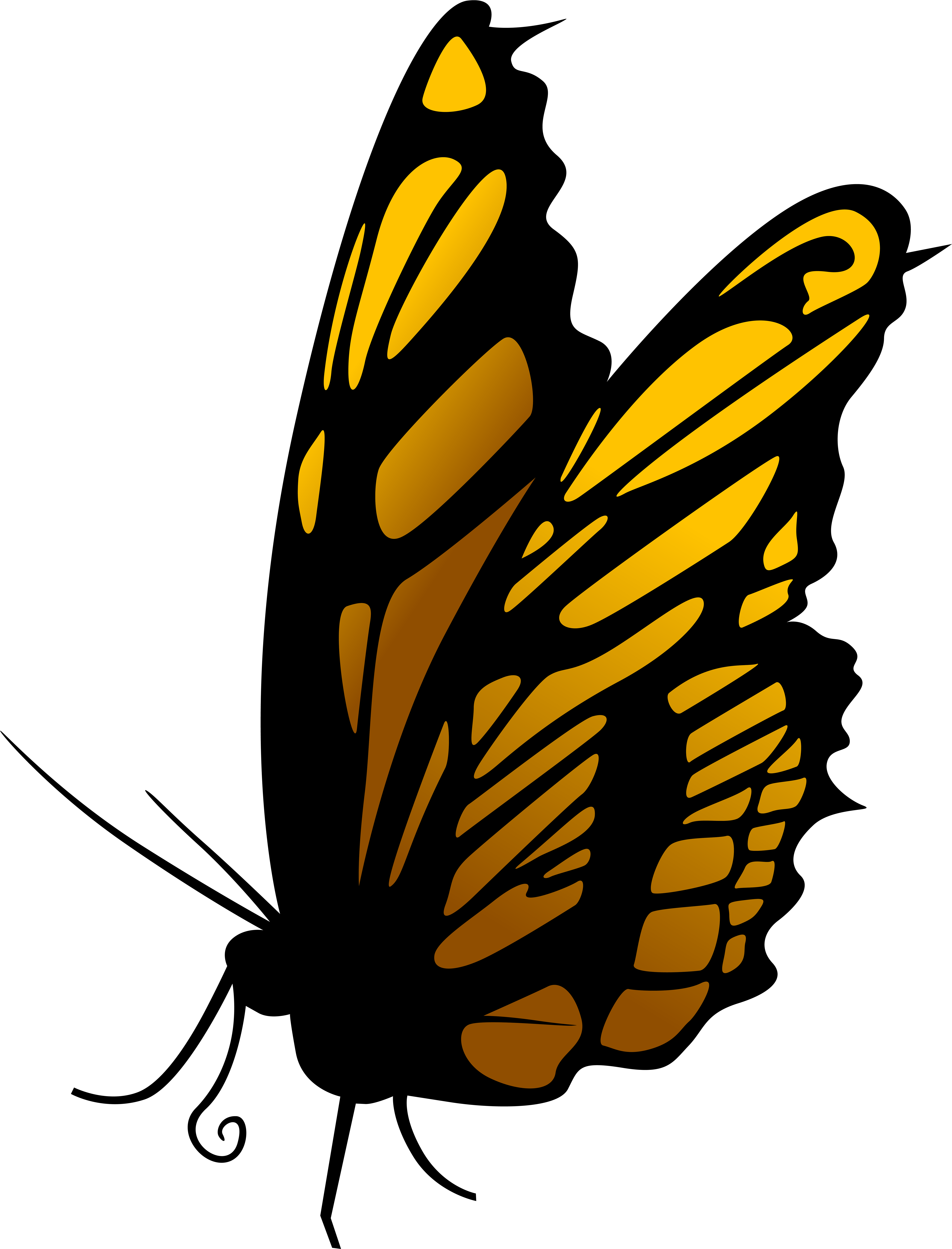 Butterfly Png Clipart Transparent Png (6100x8000), Png Download