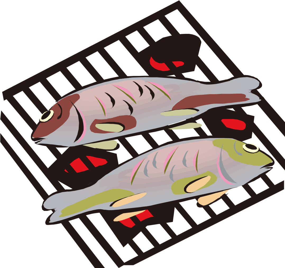 Grill Clipart Grill Fish - Fish Food Clip Art - Png Download (1078x1013), Png Download