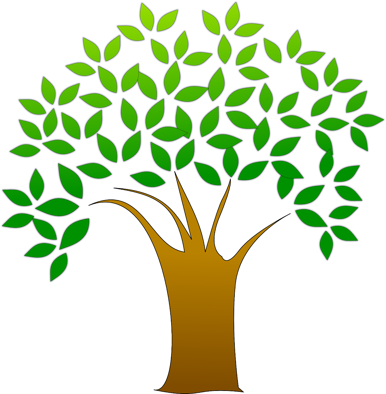 Tree Clipart Transparent Background - Png Download (958x719), Png Download