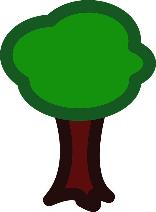 Apple Tree Tree Forest Nature Eco Ecology - Small Family Tree Clip Art - Png Download (530x720), Png Download