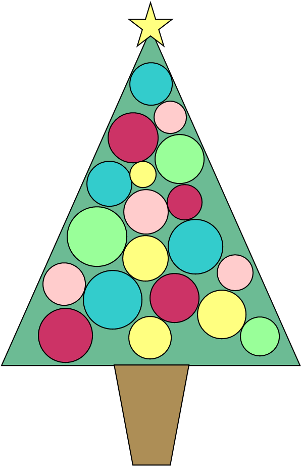 Free Family Tree Free Bible Clip Art For Kids - Retro Christmas Tree Clipart - Png Download (790x1088), Png Download